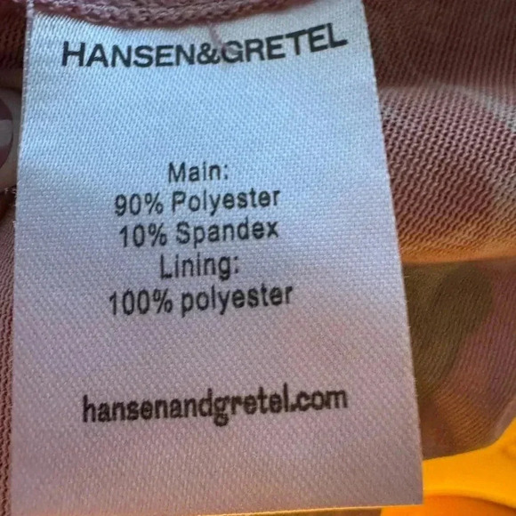 Hansen & Gretel Mood Ring Asymmetric Floral Print Dresss Size XL.  #92 - Picture 15 of 15